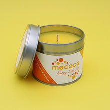 Load image into Gallery viewer, Sunny Side Up / Bergamot, Mandarin &amp; Jasmine, Yellow Scented Soy Wax Candles
