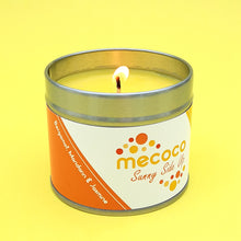 Load image into Gallery viewer, Sunny Side Up / Bergamot, Mandarin &amp; Jasmine, Yellow Scented Soy Wax Candles
