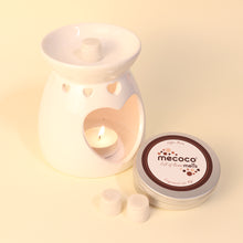 Load image into Gallery viewer, Full of Beans / Coffee Mocha, Beige Scented Soy Wax Melts Tin
