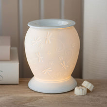 Load image into Gallery viewer, Dragonfly White Ceramic Electric Burner
