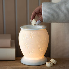 Load image into Gallery viewer, Dragonfly White Ceramic Electric Burner
