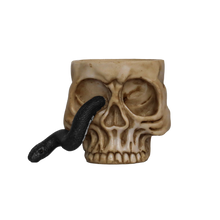 Load image into Gallery viewer, Skull and Snake Tealight Holder
