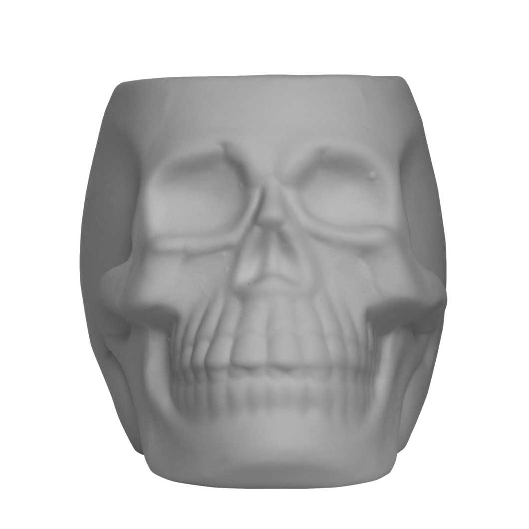 White Skull Wax Melt Burner