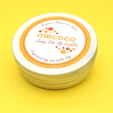 Load image into Gallery viewer, Sunny Side Up / Bergamot, Mandarin &amp; Jasmine, Yellow Scented Soy Wax Melts Tin

