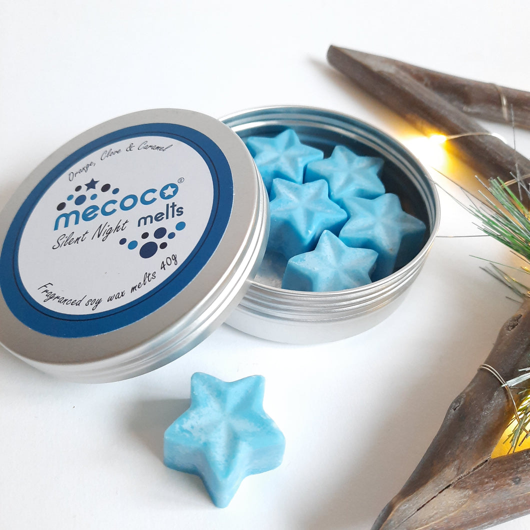 Silent Night / Orange, Clove & Caramel, Orange Scented Soy Wax Melts