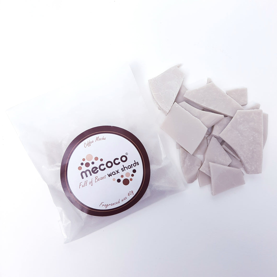 Full of Beans / Coffee Mocha, Cream Scented Soy Wax Shards refill bag