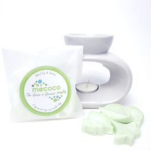 Load image into Gallery viewer, The Grass is Greener / Black Fig &amp; Vetiver, Green Scented Soy Wax Melts refill bag
