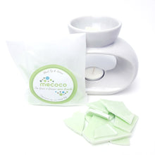 Load image into Gallery viewer, The Grass is Greener / Black Fig &amp; Vetiver, Green Scented Soy Wax Shards refill bag
