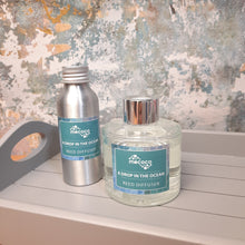 Load image into Gallery viewer, A Drop in the Ocean / Rocksalt &amp; Driftwood Reed Diffuser Refill Bottle
