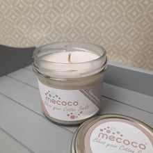 Load image into Gallery viewer, Bless your Cotton Socks / Fresh Linen, Beige Scented Soy Wax Candles
