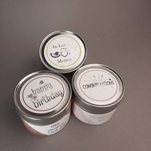 Load image into Gallery viewer, Personalised Scented Soy Wax Candles
