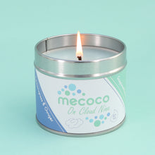 Load image into Gallery viewer, On Cloud Nine / Lemongrass &amp; Ginger,  Blue Scented Soy Wax Candles
