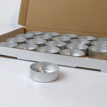 Load image into Gallery viewer, Aluminium Foil Tealight Cups and wicks for making your own

