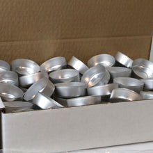 Load image into Gallery viewer, Aluminium Foil Tealight Cups and wicks for making your own
