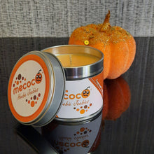 Load image into Gallery viewer, Heebie Jeebies / Pumpkin Spice, Orange coloured Scented Soy Wax Candles
